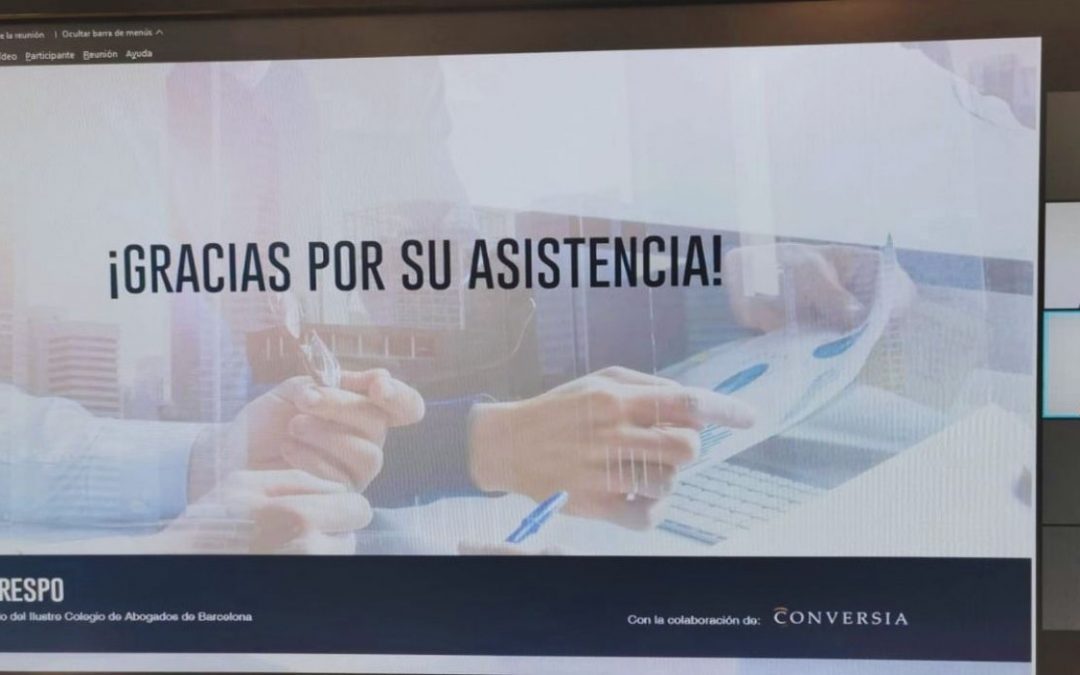 Sesiones informativas sobre Compliance Fiscal en las que colaboraba Conversia