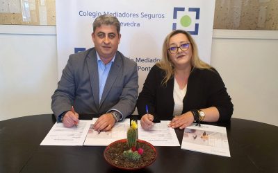 Conversia firma un acuerdo de colaboración con el Colegio de Mediadores de Seguros de Pontevedra