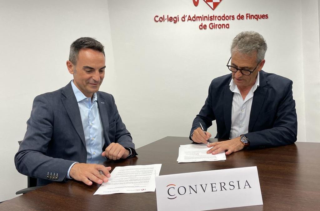 Conversia y CAFGi firman un acuerdo de colaboración