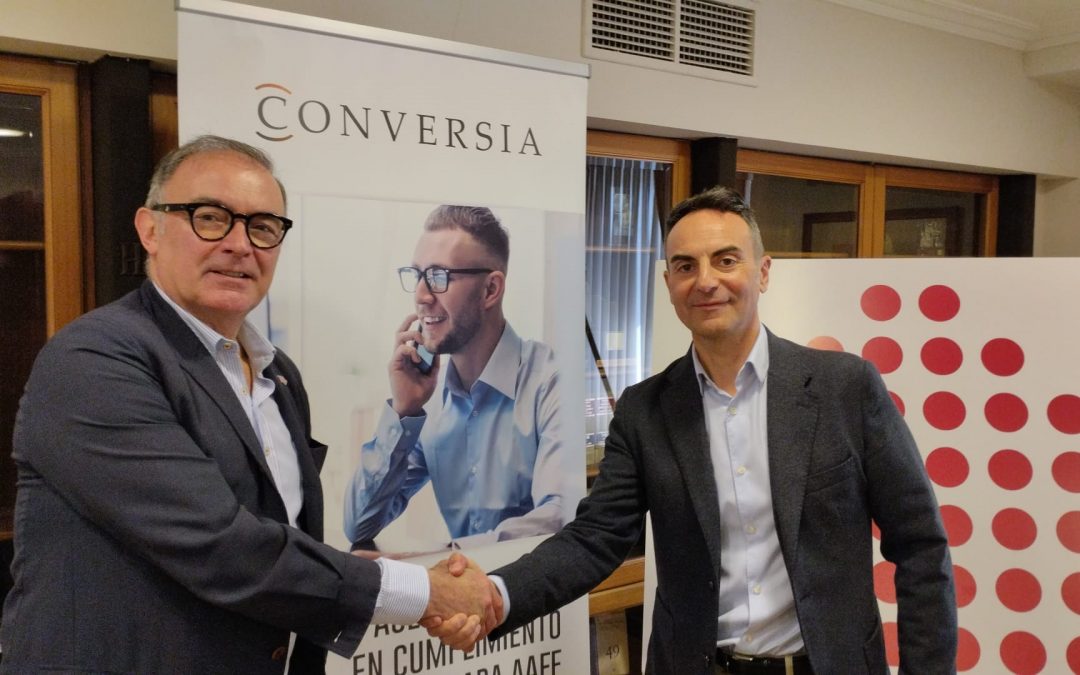 Conversia y CAF Bizkaia renuevan su acuerdo de colaboración