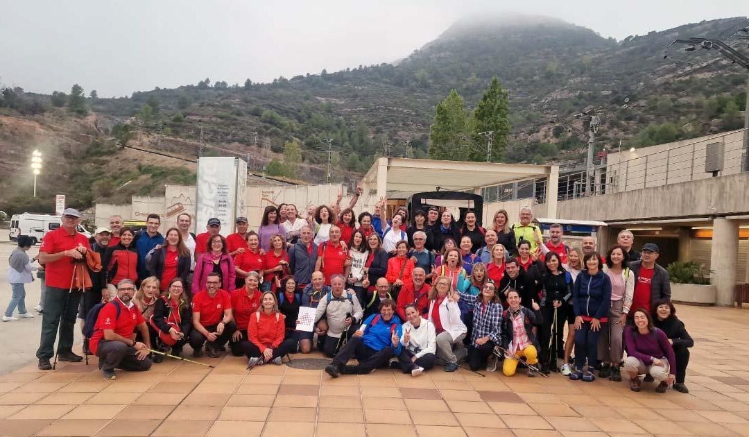 Grupo de participantes durante la jornada “Camino de Santiago” organizada por el Col·legi d’Administradors de Finques de Barcelona i Lleida con la colaboración de Conversia.