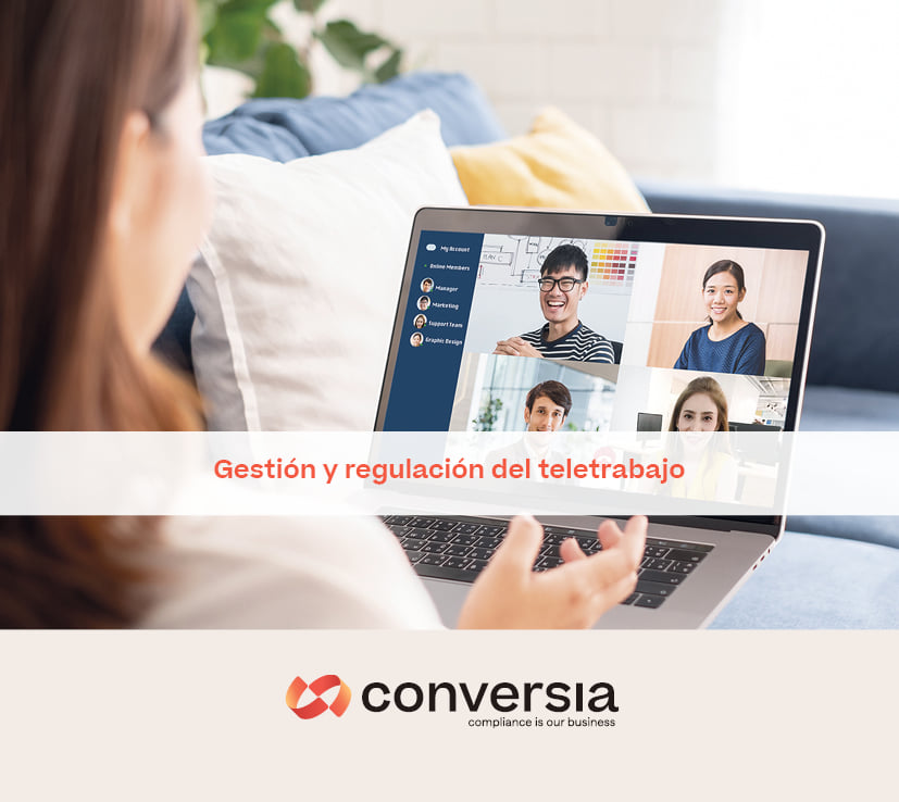 Carátula del curso Gestión y regulación del teletrabajo