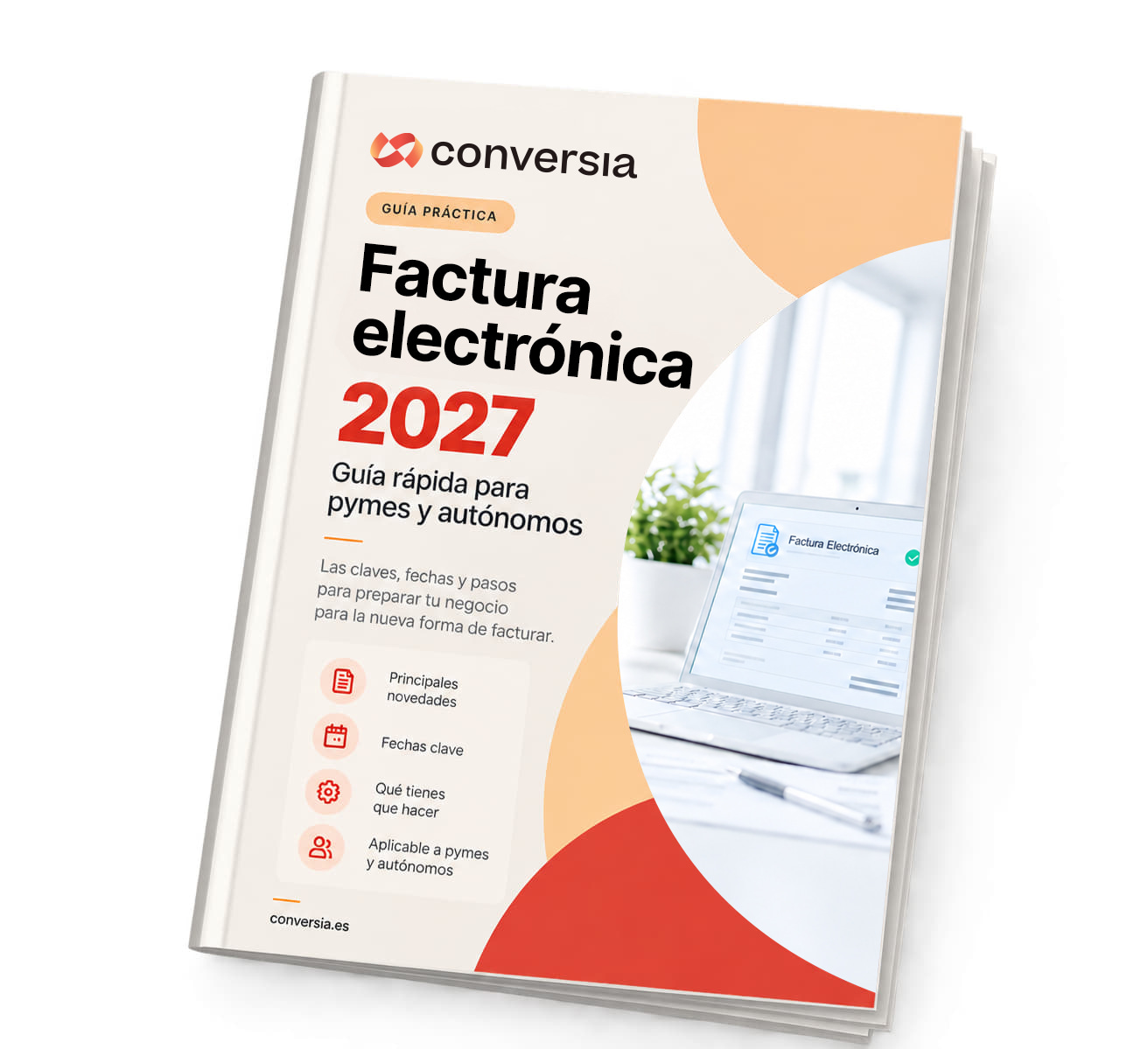 Portada de la guía de factura electrónica 2027 para pymes y autónomos